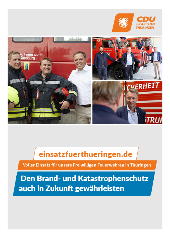 Voller Einsatz für unsere Freiwilligen Feuerwehren in Thüringen